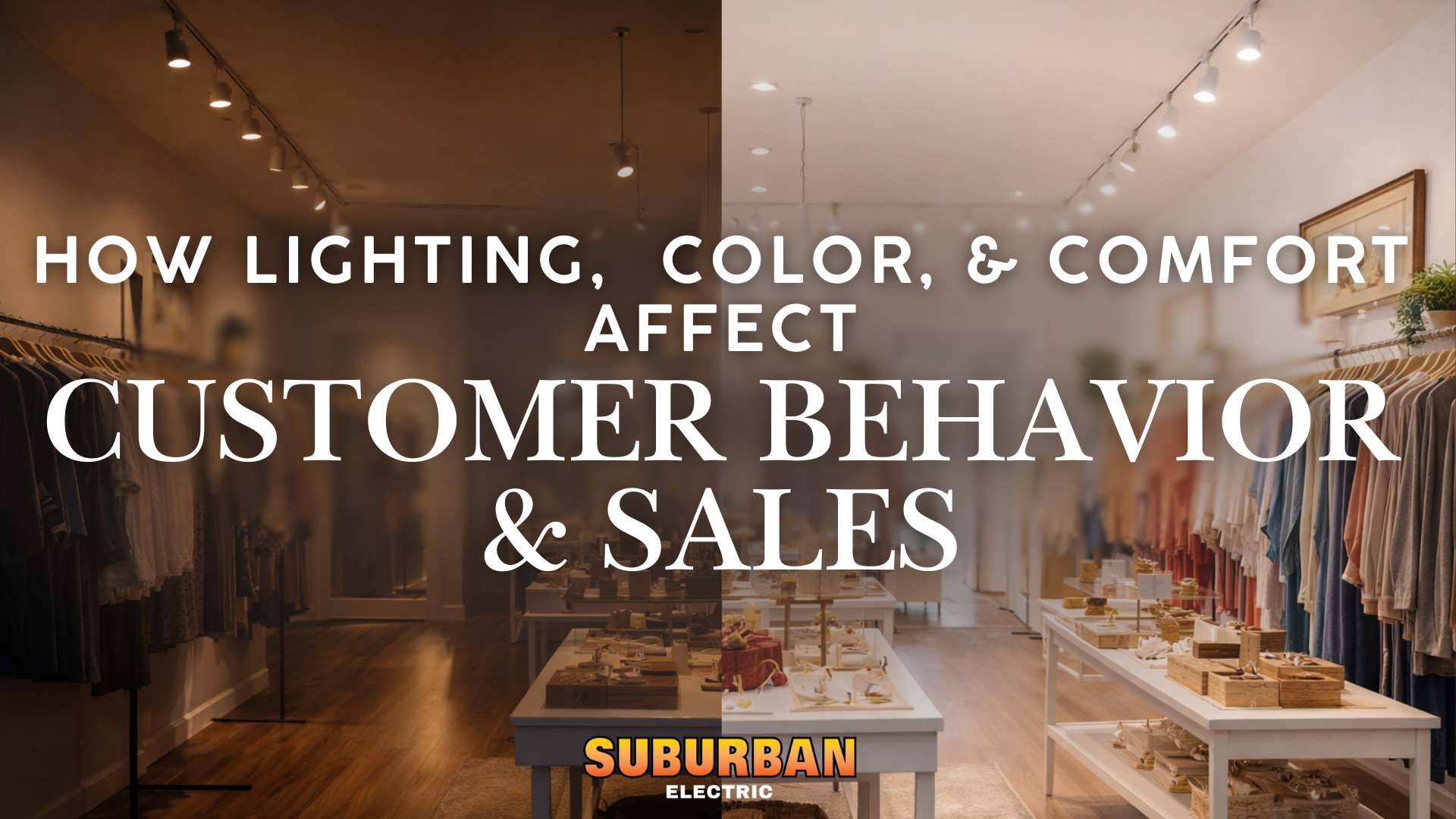 How Lighting, Color, and Comfort Affect Customer Behavior and Sales